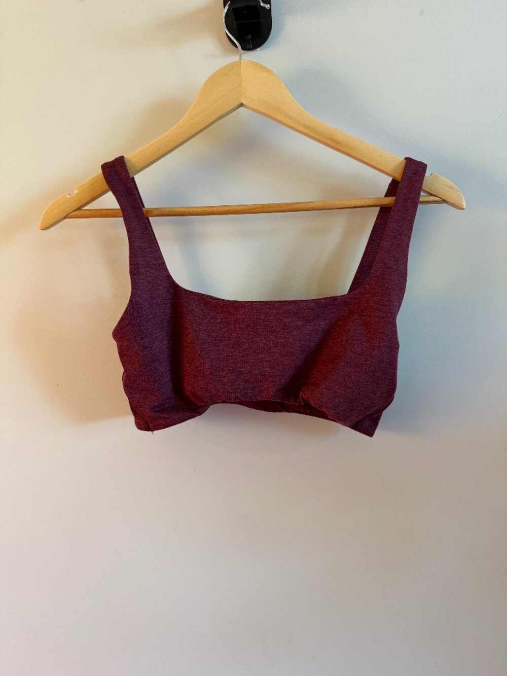 lululemon sport bra - heathered burgendy